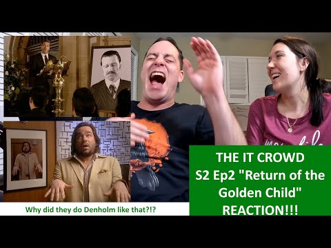 Americans React | THE IT CROWD | Return of the Golden Child Season 2 Episode 2 | REACTION