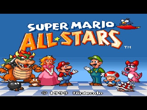 Stephen Plays: Super Mario All Stars (Using The Keyboard!) | GiantGrotle