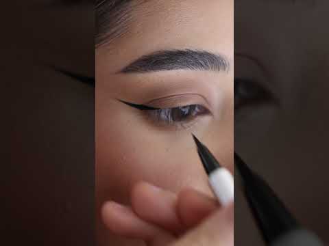 ASMR Eyeliner using my Hindash Heroline Eyeliner 🪄✨ #hindash