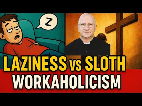 Laziness vs Sloth vs Workaholism: Discipline, Virtue & Spiritual Warfare ~ Fr. Ripperger