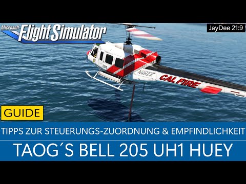 Taog´s UH1 Huey | Tipps zur Steuerungsbelegung & Empfindlichkeit | MSFS 2020
