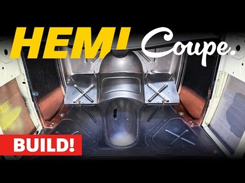 Custom Hot Rod Floor Complete! Fabricated Footwells & Mounts | Hemi Coupe Build.