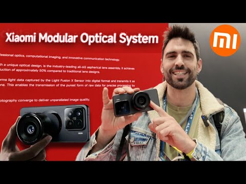 ESTO LO CAMBIA TODO XIAOMI! LO QUE MÁS ME HA GUSTADO DEL MWC! XIAOMI MODULAR OPTICAL SYSTEM! TOP!🤯💥