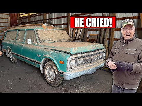 War Veteran Surprised With His Truck Cleaned For The First Time in 40 YEARS! *EMOTIONAL REACTION*