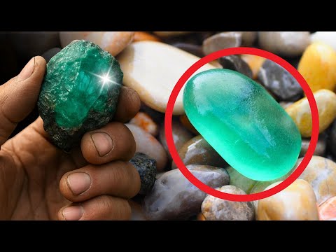 How to tell if an ordinary stone is actually a precious gem.