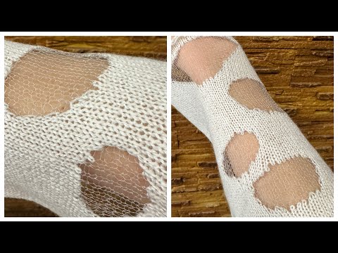 Узор Лысые пятна или Привет от моли