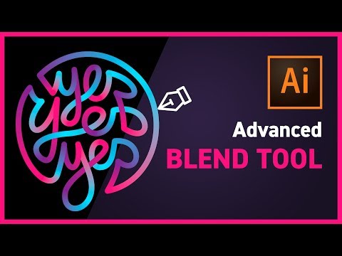 Advanced Blend Tool Design in Illustrator