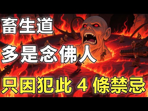 為何畜生道多是念佛人?只因為犯此4條禁忌!念佛人不得不知道的化解指南!【佛學|因果|輪回】