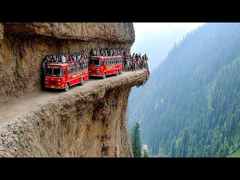 IMPOSSIBLE PLACES: World's Most Dangerous Roads & Railway Dare You To Come | 4K Travel Documentary