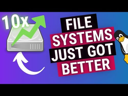 BTRFS in LINUX just saw a Performance BOOST - Upgrade!
