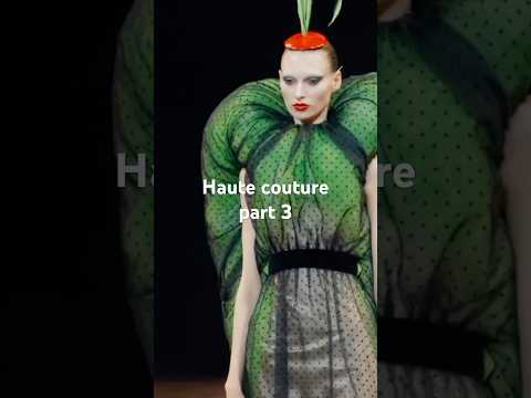 What do you think of couture? #coutureweek #fashionweek #fashionhistory #hautecouture #fashiontok