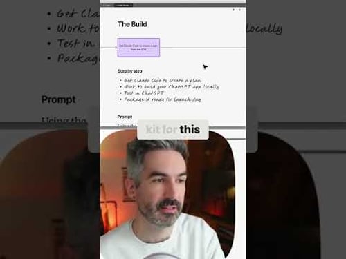 How to build your ChatGPT app with AI
