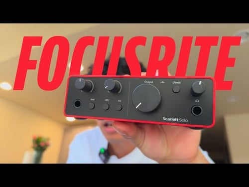 GETTING STARTED WITH @FOCUSRITE SCARLETT SOLO (4TH GEN) IN ABLETON LIVE 12 | 2024