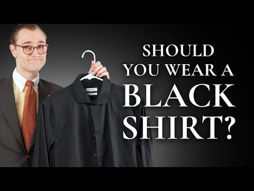Should You Wear a Black Shirt? (Classic Men's Style Tips)