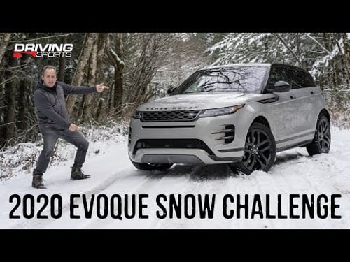 2020 Range Rover Evoque Review and Offroad Snow Challenge