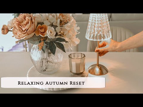 🍁Fall DECORATE WITH ME | Reset Day | Cozy Fall Baking | Slow Living Diaries