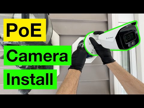 How I Installed My PoE Camera: Cable Run, Drilling, Terminations, Mounting