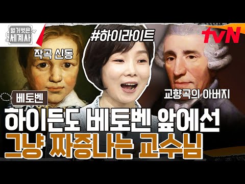 음악의 올타임 레전드✨베토벤과 18세기 유럽✨ 모차르트, 하이든, 괴테가 말하는 베토벤은?? #highlight #벌거벗은세계사 EP.103