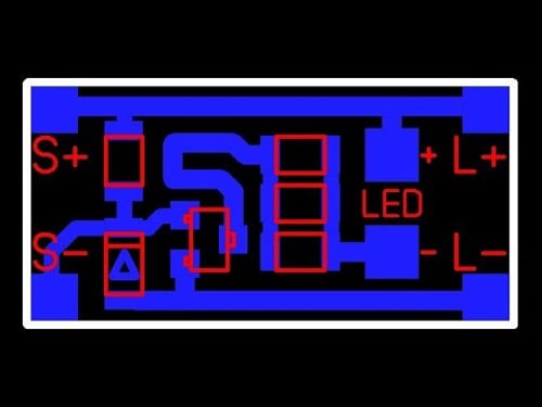 DIY solar garden light project. Surface mount remix.
