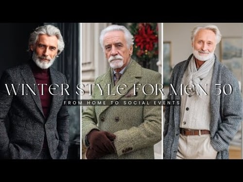 From Home to Social Events: 20 Winter Looks | Older Men’s fashion