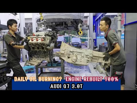 Complete Engine Overhaul on Audi Q7 3.0T | Oil Burning Fix, Timing Chain & Full Repair Process