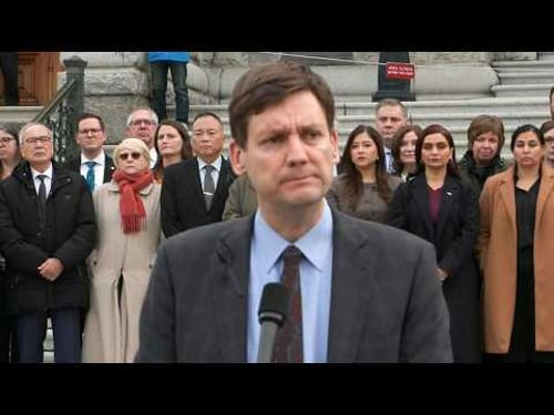 B.C. Premier Eby addresses provincial day of mourning after Tumbler Ridge tragedy