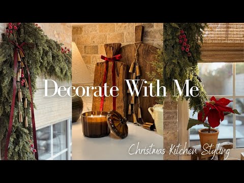 | *Christmas* Kitchen Decorate With Me | 2025 Christmas Decor | Easy & Affordable Styling Tips |