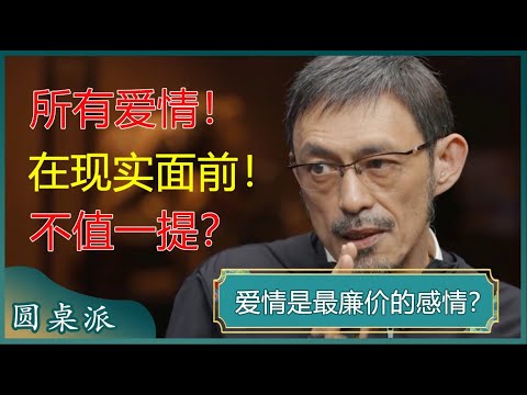 爱情是最廉价的感情?爱情经不起考验?没有物质的爱情,就是一盘散沙?#窦文涛 #梁文道 #马未都 #蒋方舟