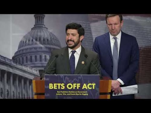 LIVE: Murphy, Casar Introduce Bill to Ban Prediction Markets from Corrupting Our Government