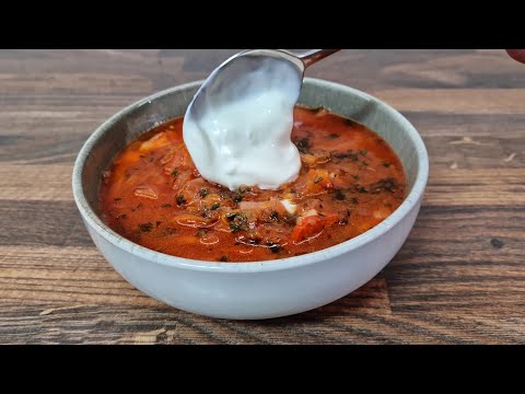 Es ist so lecker, dass man immer mehr will! Ein schnelles und leckeres Suppenrezept!