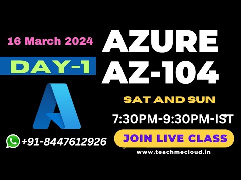 Azure Administrator AZ-104 Live Class ! Azure Storage Services !