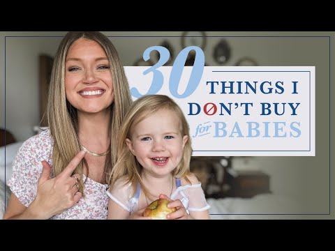 30 Things I DON'T BUY for Babies | Advice for New Moms on How to Save Money & Avoid Clutter
