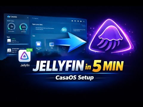 CasaOS Jellyfin Setup Tutorial | Self-Hosted Media Server