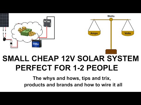 Detailed Wiring Diagram Small 12V Solar System