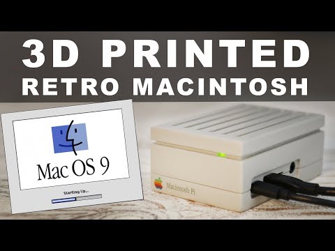 3D Printed Raspberry Pi Case - Macintosh Pi