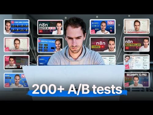 I Built an Automated YouTube A/B Testing System in N8N