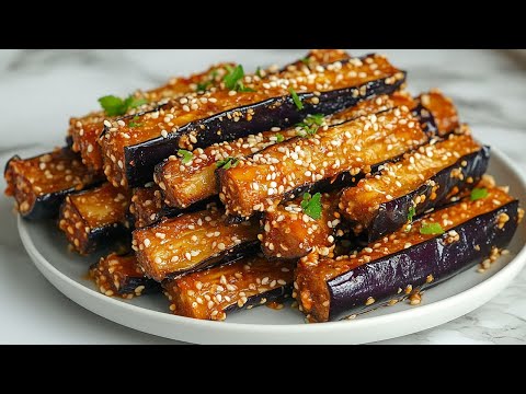The eggplant that drives everyone crazy! The best eggplant recipe! Crispy baked eggplants.