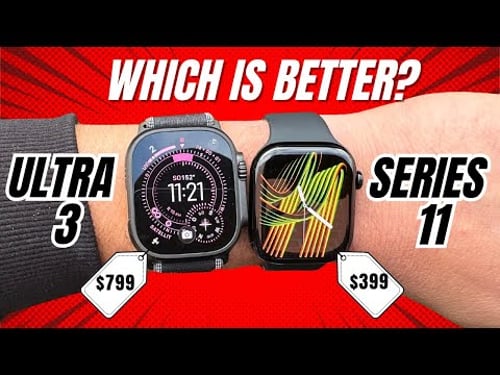Apple Watch Ultra 3 vs: Series 11: Everything You Should Know!
