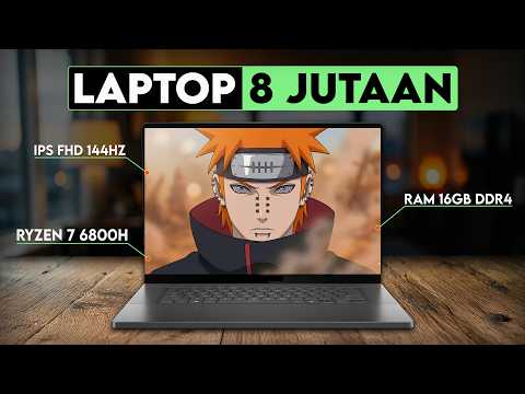 Laptop 8 Jutaan Terbaik Januari 2026! - Ryzen 7 6800H, Radeon 680M, RAM 16GB