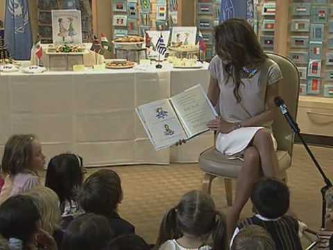 Queen Rania Al Abdullah of Jordan launches a new children's book on cross-cultural understanding