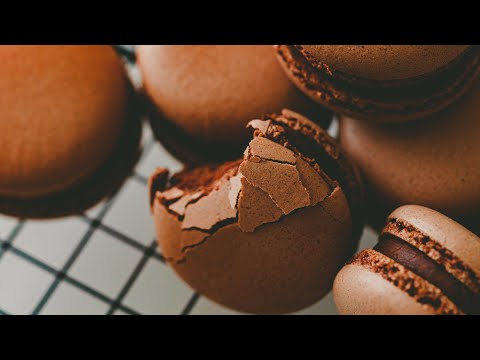 Chocolate Macarons Recipe|Ohyoo Cooking