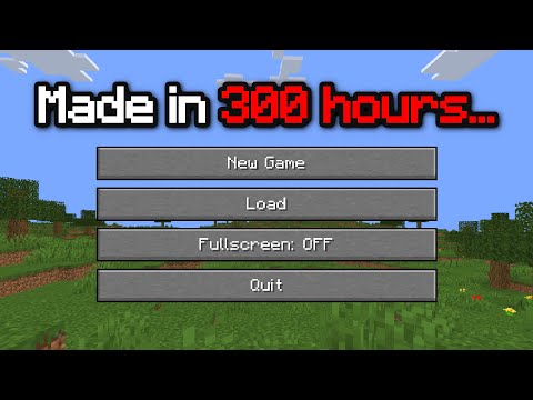 Someone coded Minecraft in 300 hours.