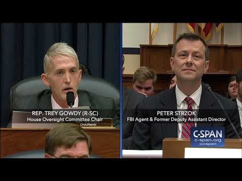 Complete exchange between Rep. Trey Gowdy and FBI Deputy Assistant Director Peter Strzok