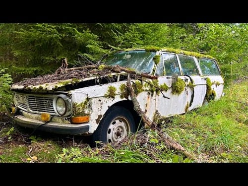 Old Volvo Station Wagon Rescue after 40 Years | Satisfying Transformation