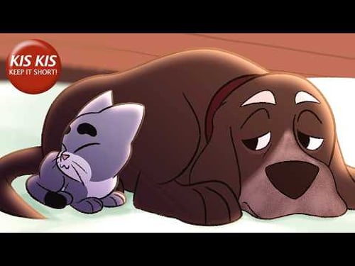 Cat and dog share a heartbreaking bond | Still with you - Animated Short Film by Ryan Livesay