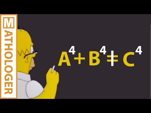 Euler's and Fermat's last theorems, the Simpsons and CDC6600