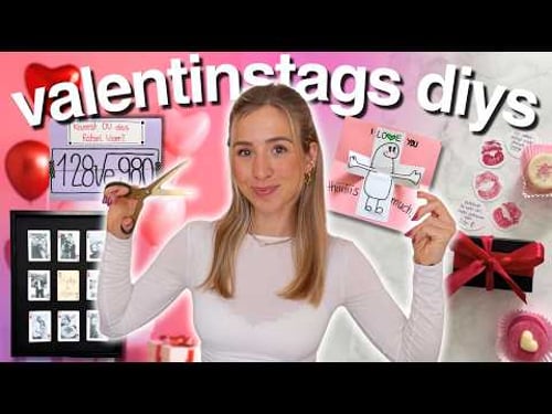 Valentine's Day DIYs 🆘 Gift ideas under €10 for boyfriend, girlfriend, BFF 🎁 cali kessy