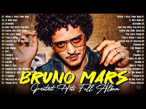 Bruno Mars Songs Playlist 2026 - The Best Of Bruno Mars Greatest Hits Full Album