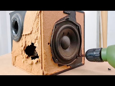 Restoring antique speakers