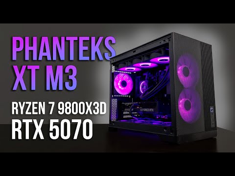 Phanteks XT M3 mATX 1440p Gaming Build | Ryzen 7 9800X3D + RTX 5070